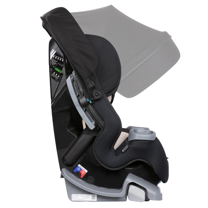 Baby Trend Cover Me 4 in 1 Convertible Car Seat with Adjustable Canopy, Black - VMInnovations