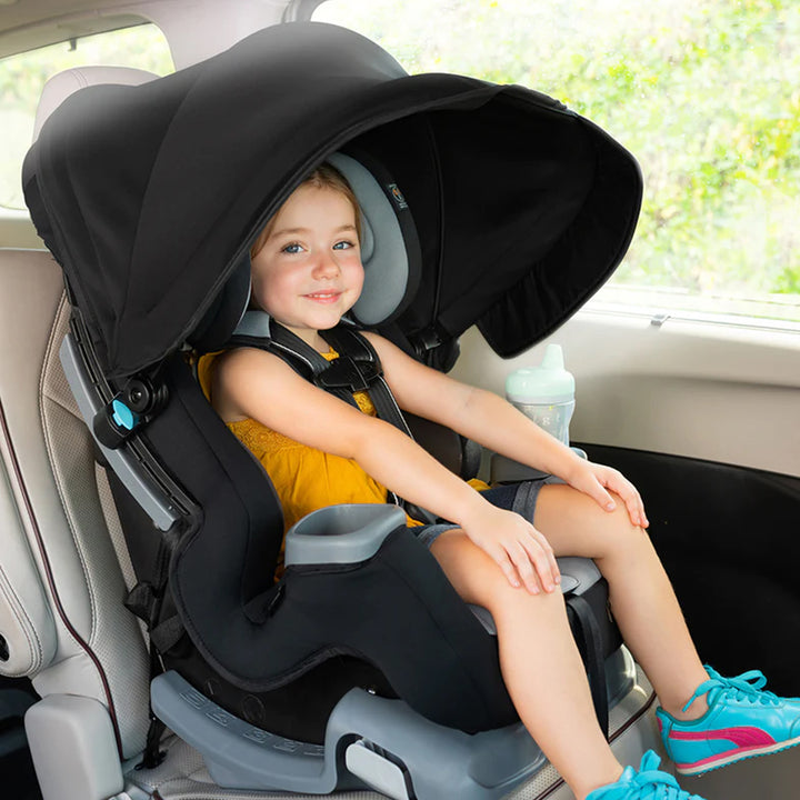 Baby Trend Cover Me 4 in 1 Convertible Car Seat with Adjustable Canopy, Black - VMInnovations