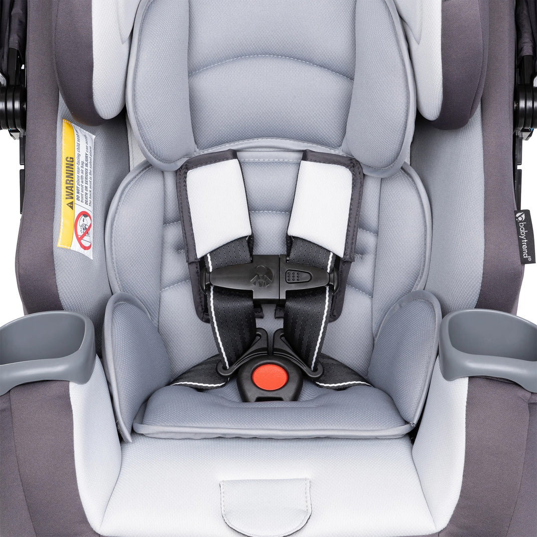 Baby Trend Cover Me 4 in 1 Convertible Car Seat with Adjustable Canopy, Stormy - VMInnovations