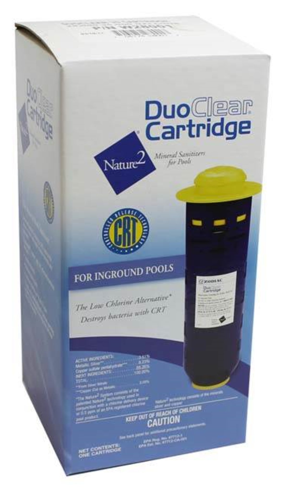 ZODIAC NATURE 2 W28001 DuoClear Cartridge Inground Swimming Pool - Lightly Used
