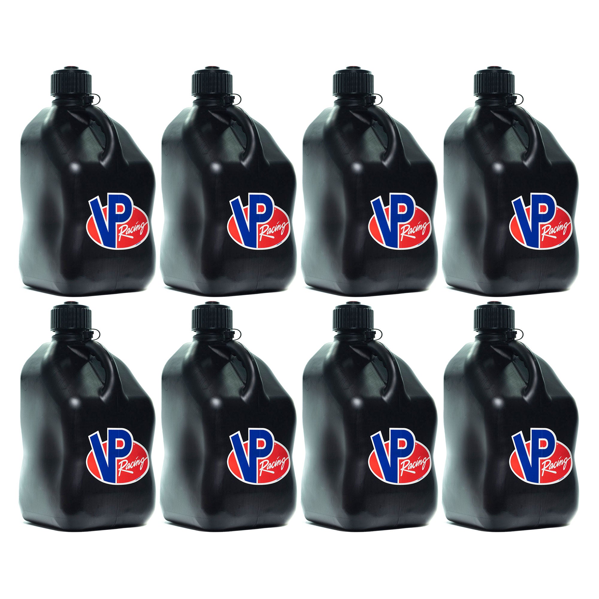 VP Racing 5.5 Gallon Motorsport Racing Liquid Utility Jug, Black (8 Pack)