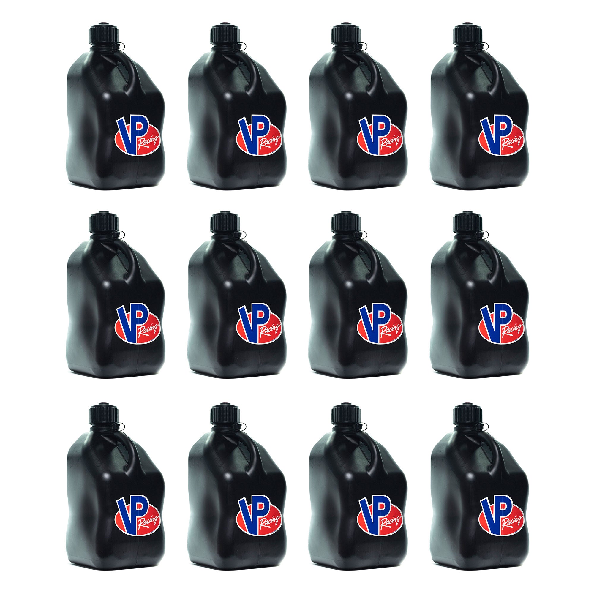 VP Racing 5.5 Gallon Motorsport Racing Liquid Utility Jug, Black (12 Pack)
