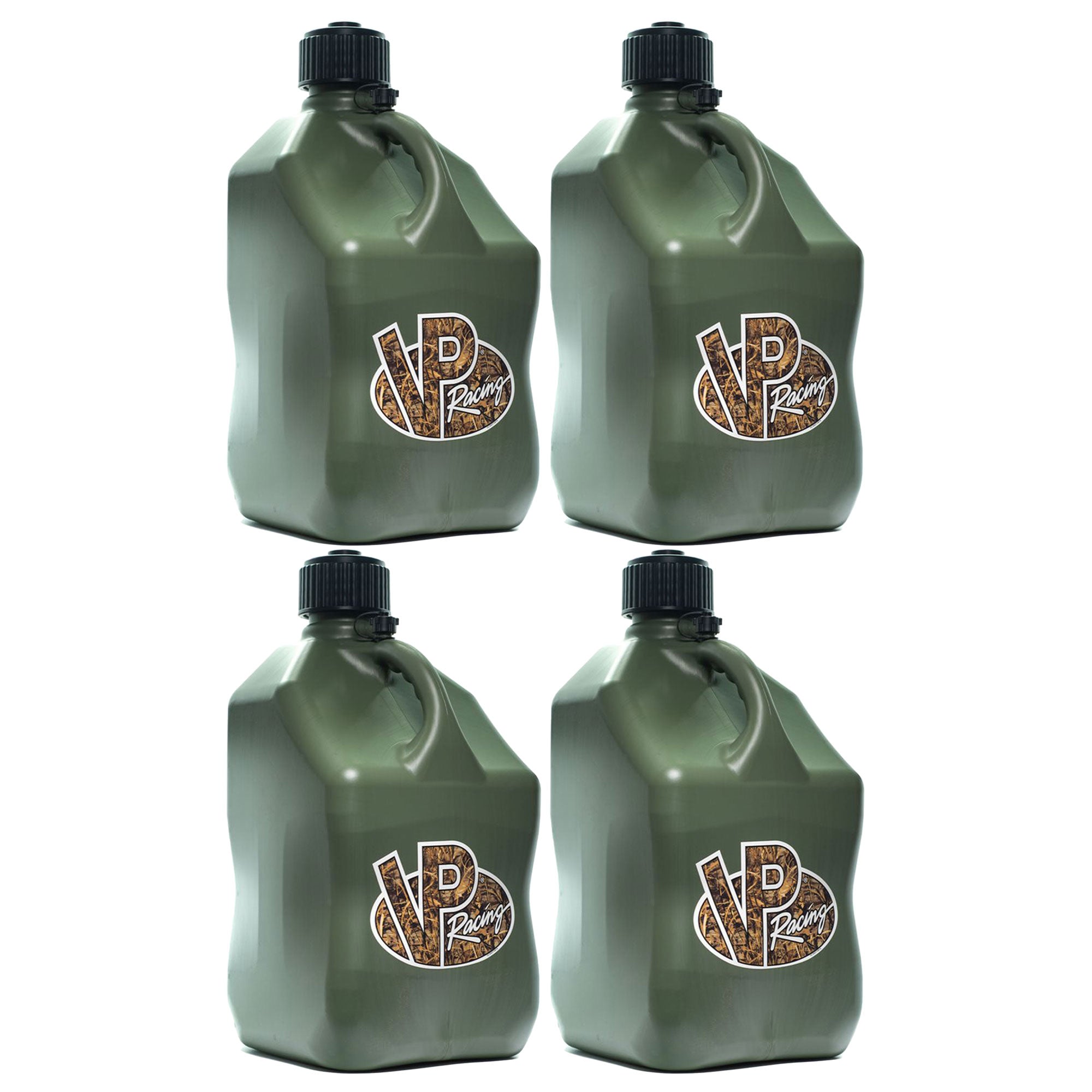 VP Racing 5.5 Gal Motorsport Racing Liquid Utility Container Jug, Camo (4 Pack) - VMInnovations