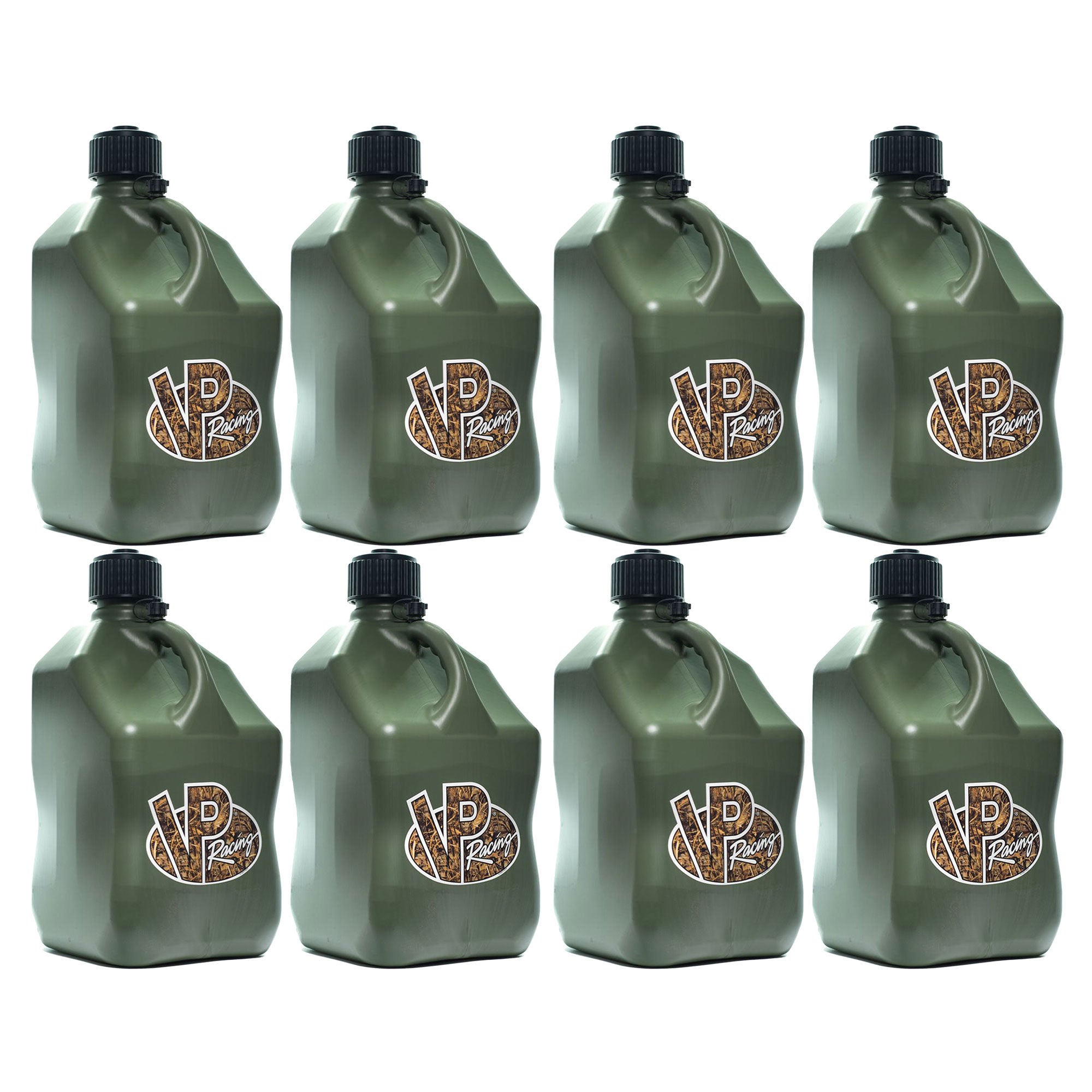 VP Racing 5.5 Gal Liquid Utility Container Jug, Camo (8 Pack) - VMInnovations