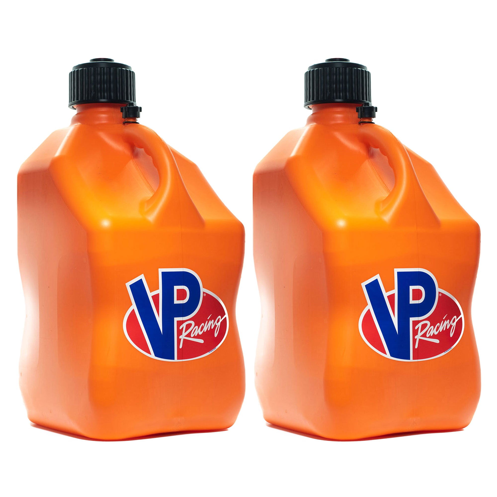 VP Racing 5.5 Gallon Utility Liquid Container, Orange (2 Pack)