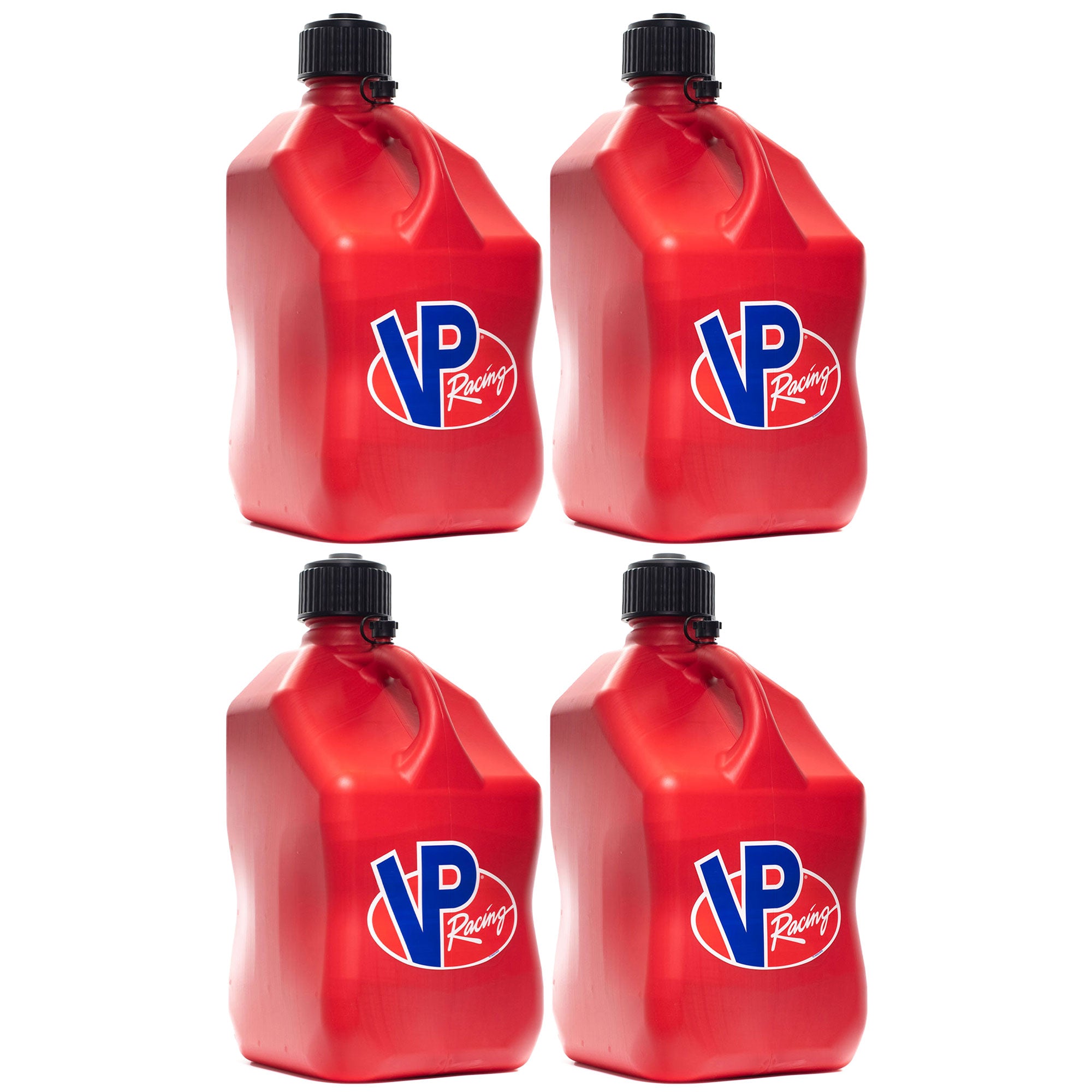VP Racing 5.5 Gal Motorsport Racing Container Utility Container Jug, Red (4 Pk) - VMInnovations