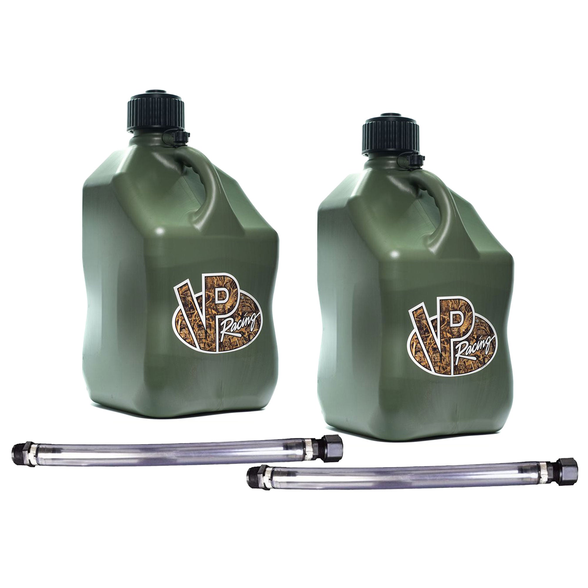 VP Racing 5.5 Gal Container Utility Jug w/ Handle, Camo (2 Pk) - VMInnovations