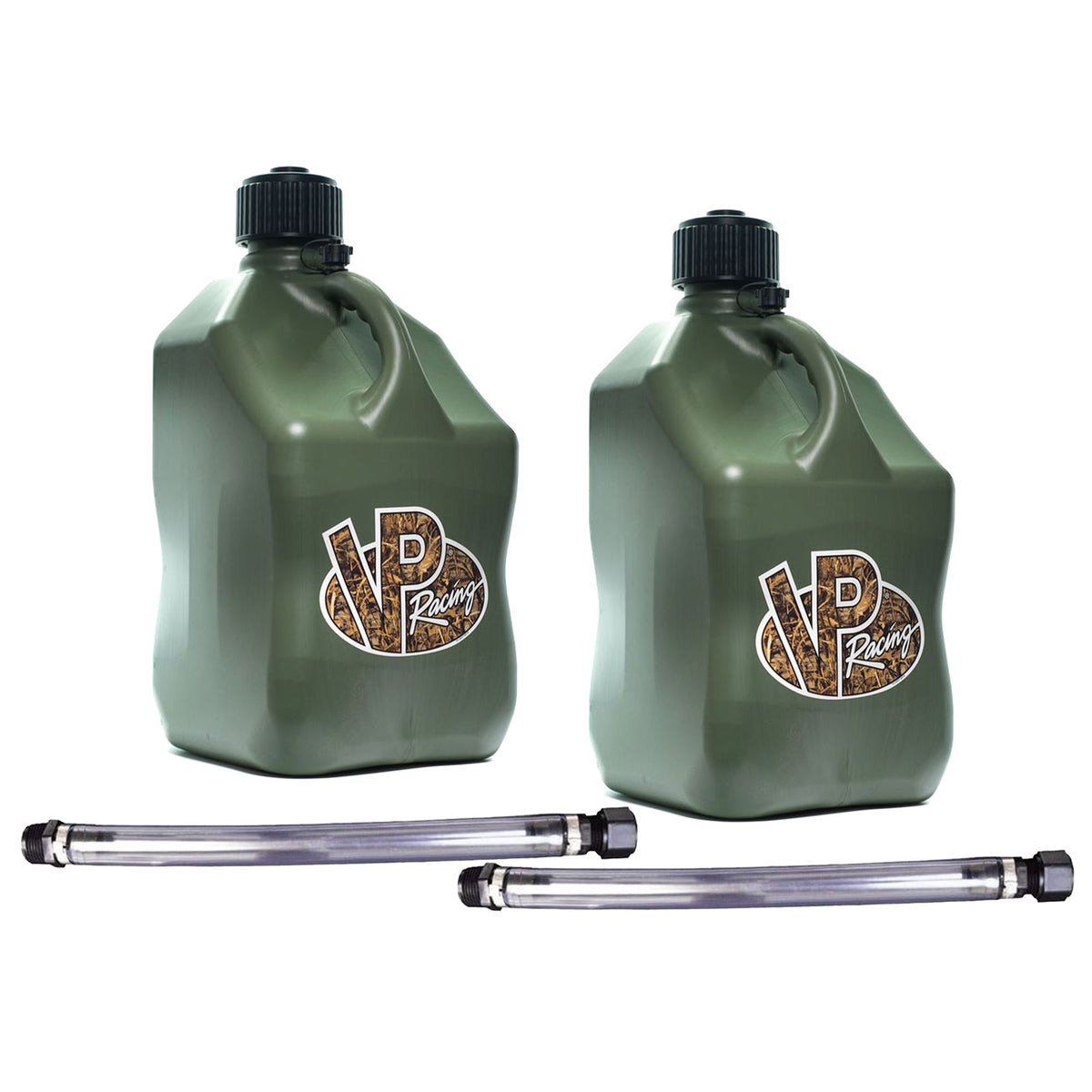 VP Racing 5.5 Gal Container Utility Jug w/ Handle, Camo (2 Pk) - VMInnovations