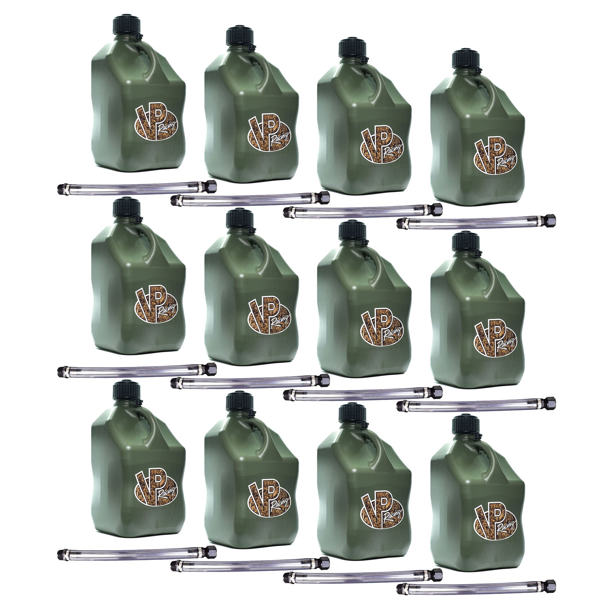 VP Racing 5.5Gal Motorsport Racing Container Utility Jug w/ Handle, Camo (12 Pk) - VMInnovations