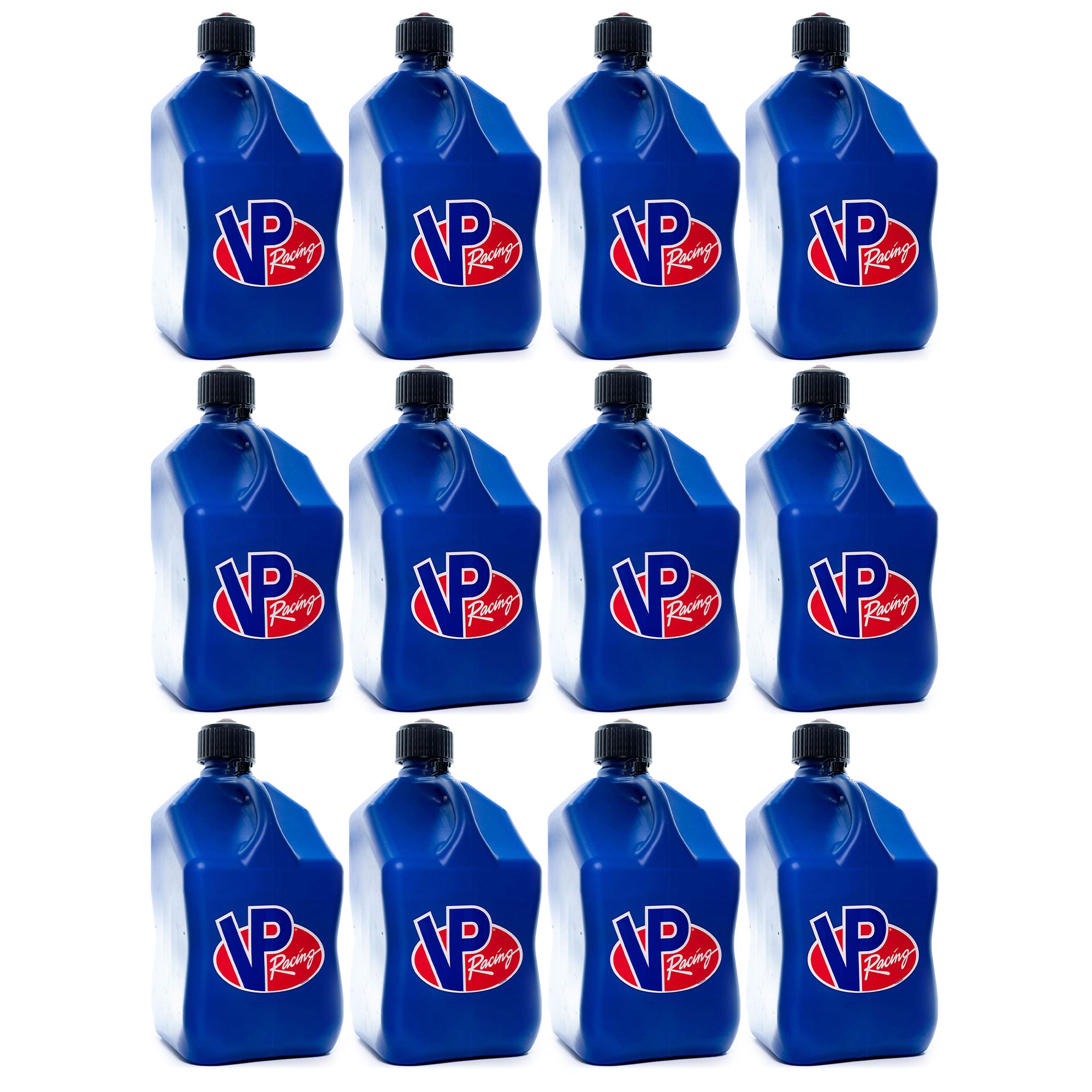 VP Racing 5.5 Gal Liquid Utility Container Jug, Blue (12 Pack) - VMInnovations