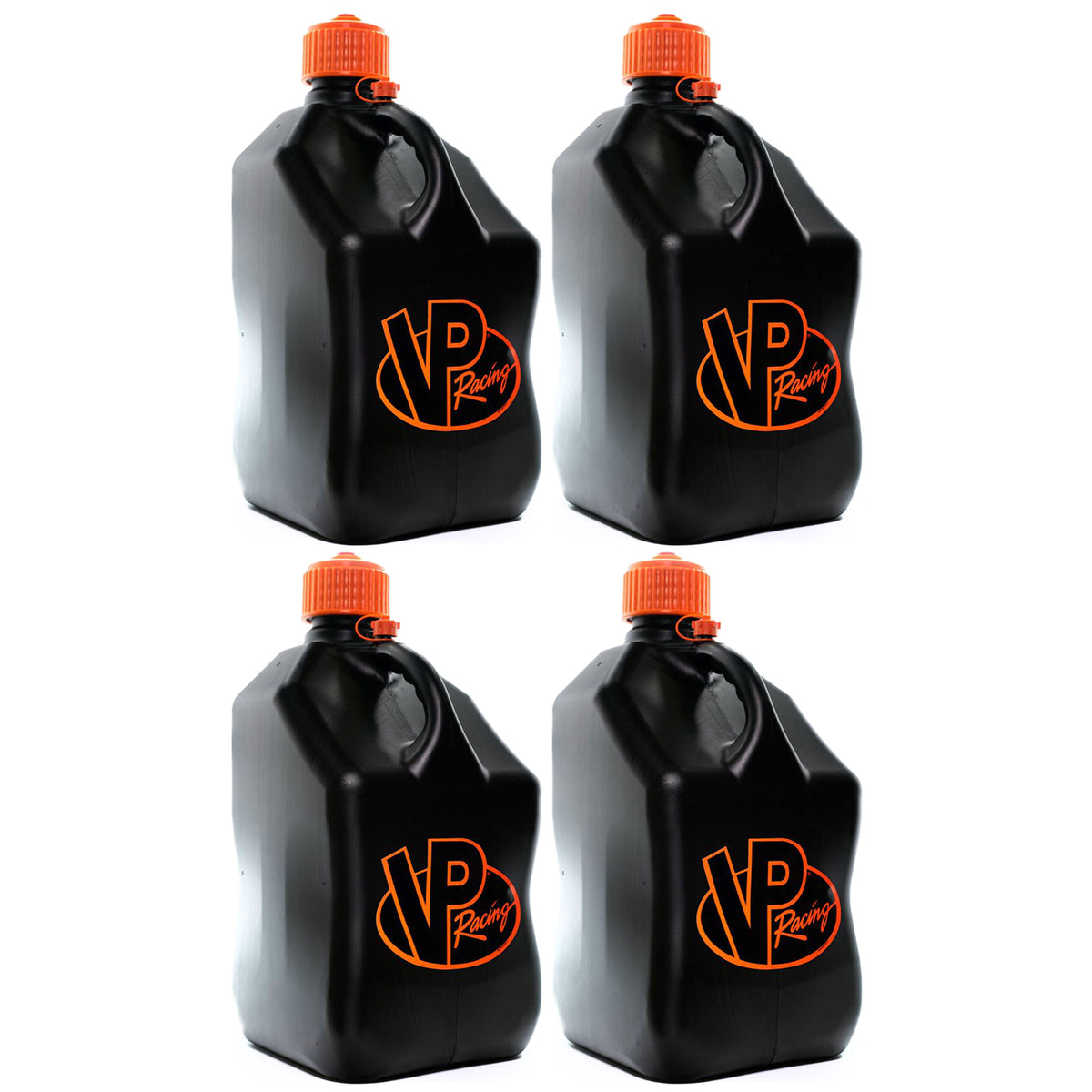 VP Racing 5.5 Gal Utility Jug, Black and Orange (4 Pack)
