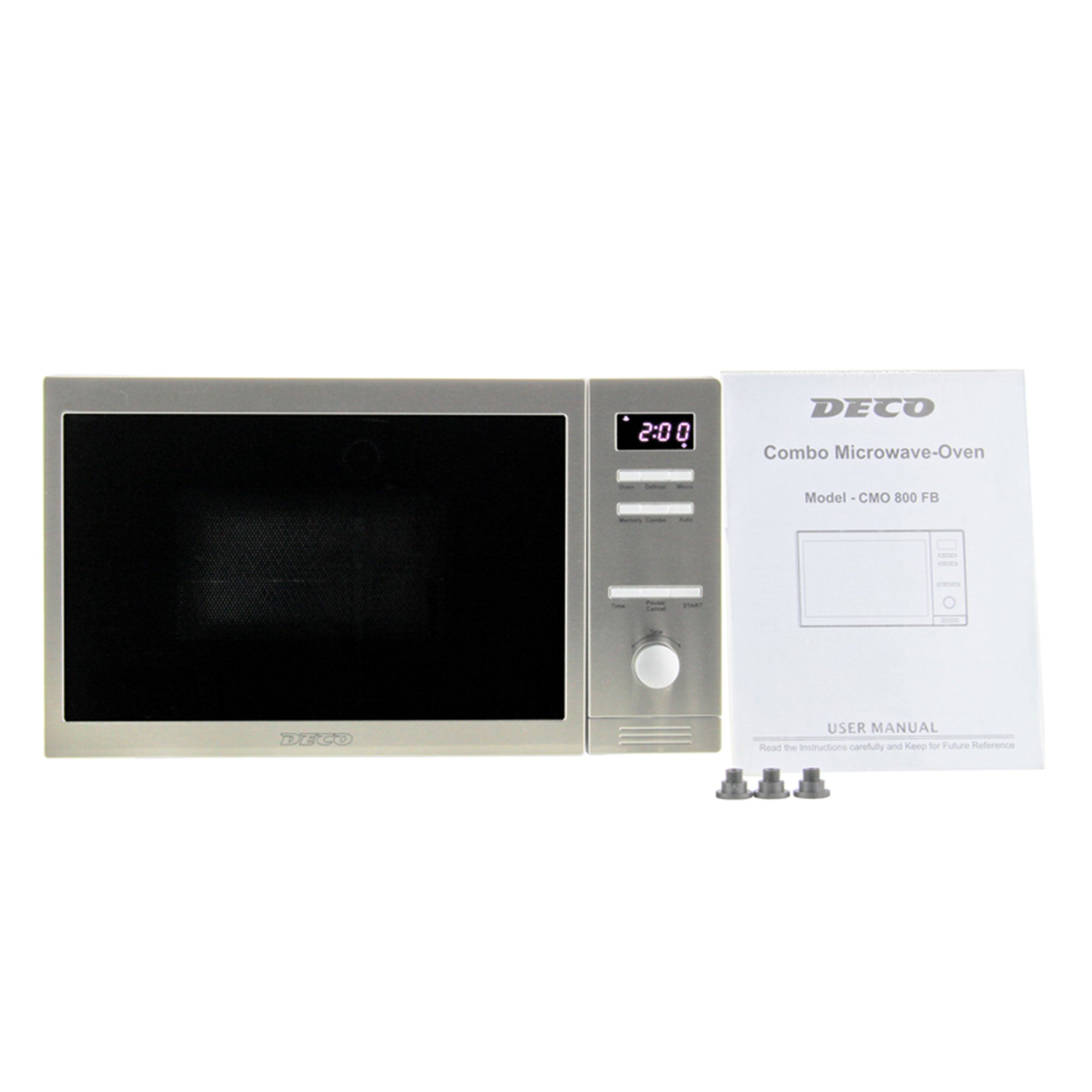 Equator 0.8 Cubic Ft Countertop Microwave and Oven Combo, Stainless Steel (Used) - VMInnovations