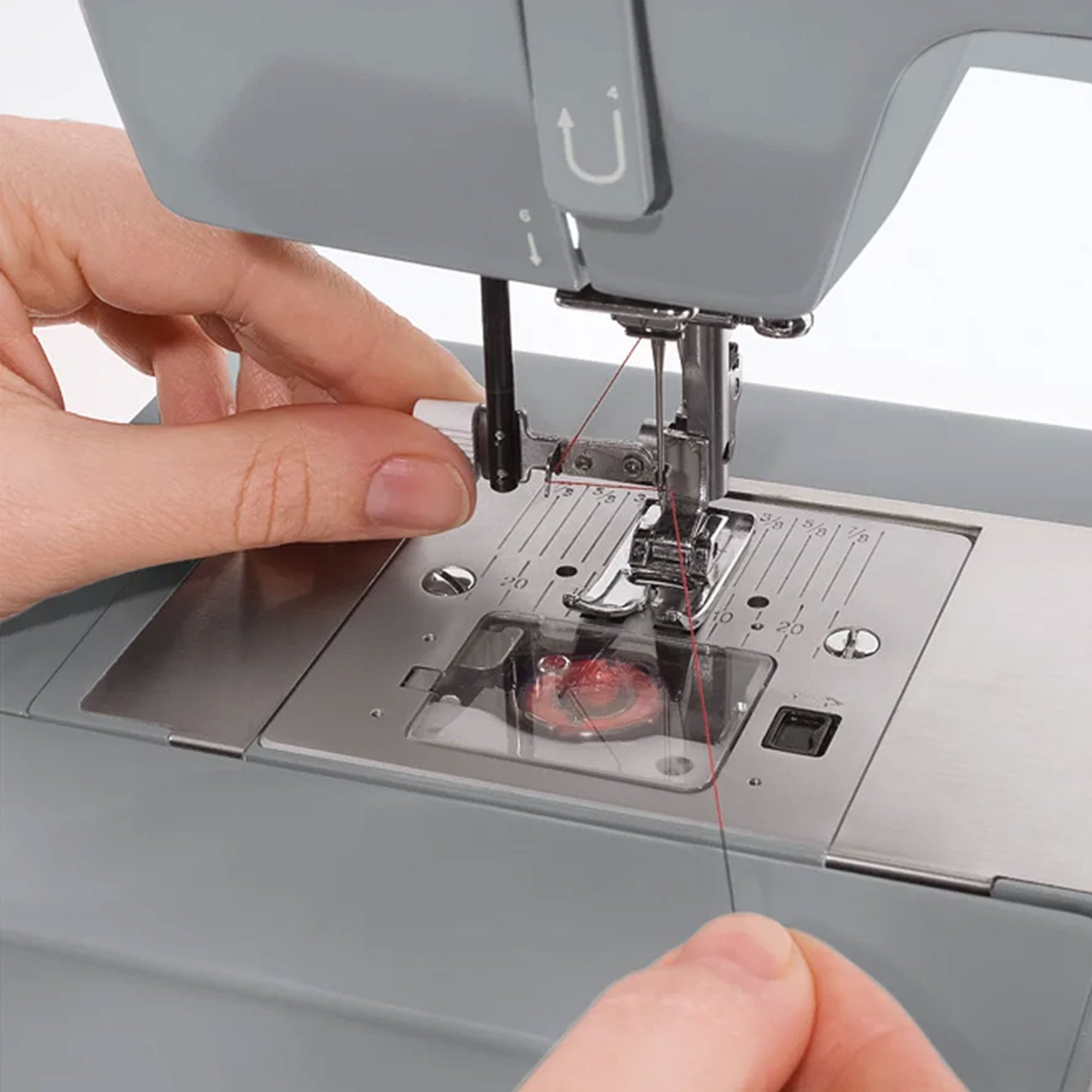 Sewing Machine with 110 Stitch Applications and Accessories, Gray (Open Box) - VMInnovations