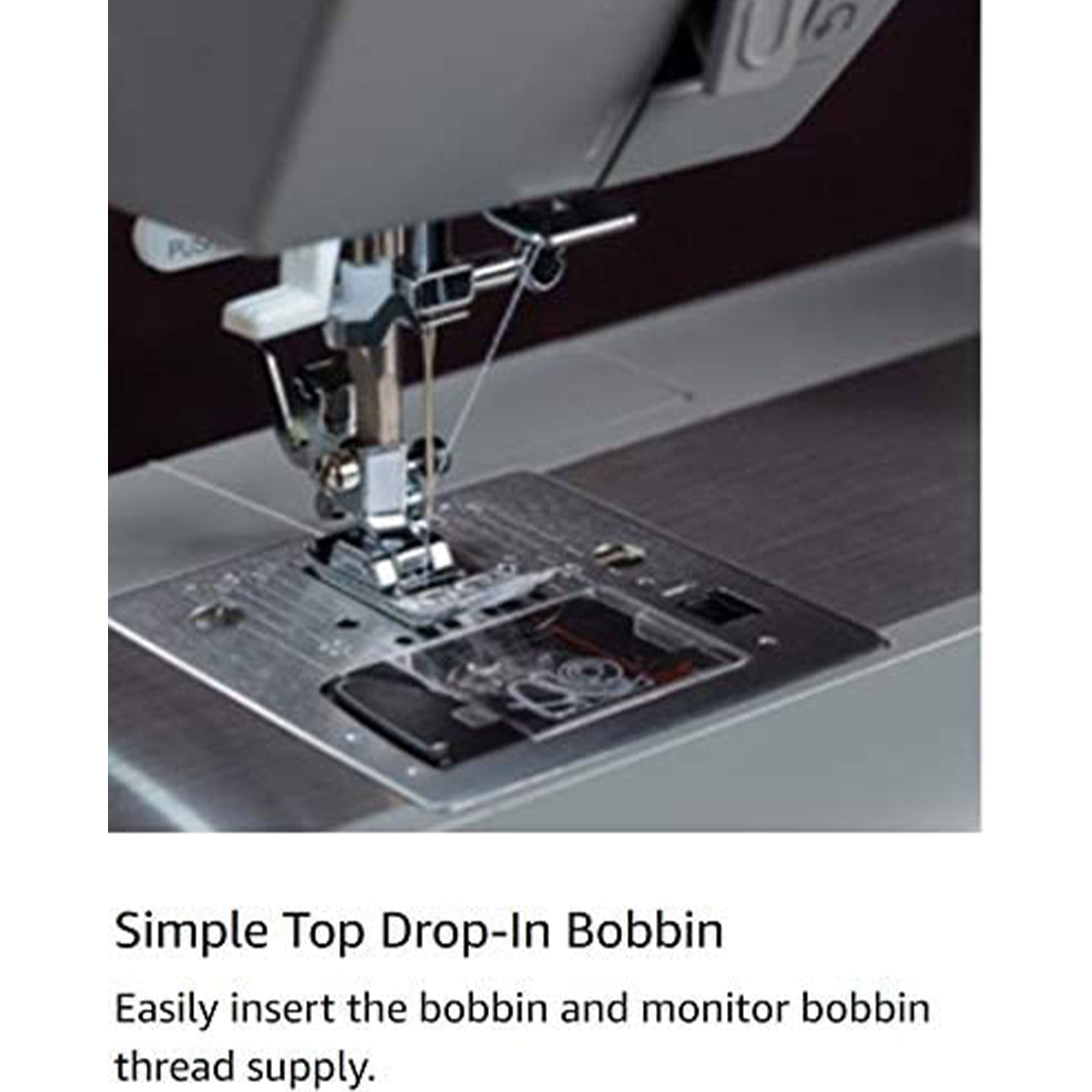 SINGER Electric Sewing Machine w/411 Stitch Applications, Grey (For Parts) - VMInnovations