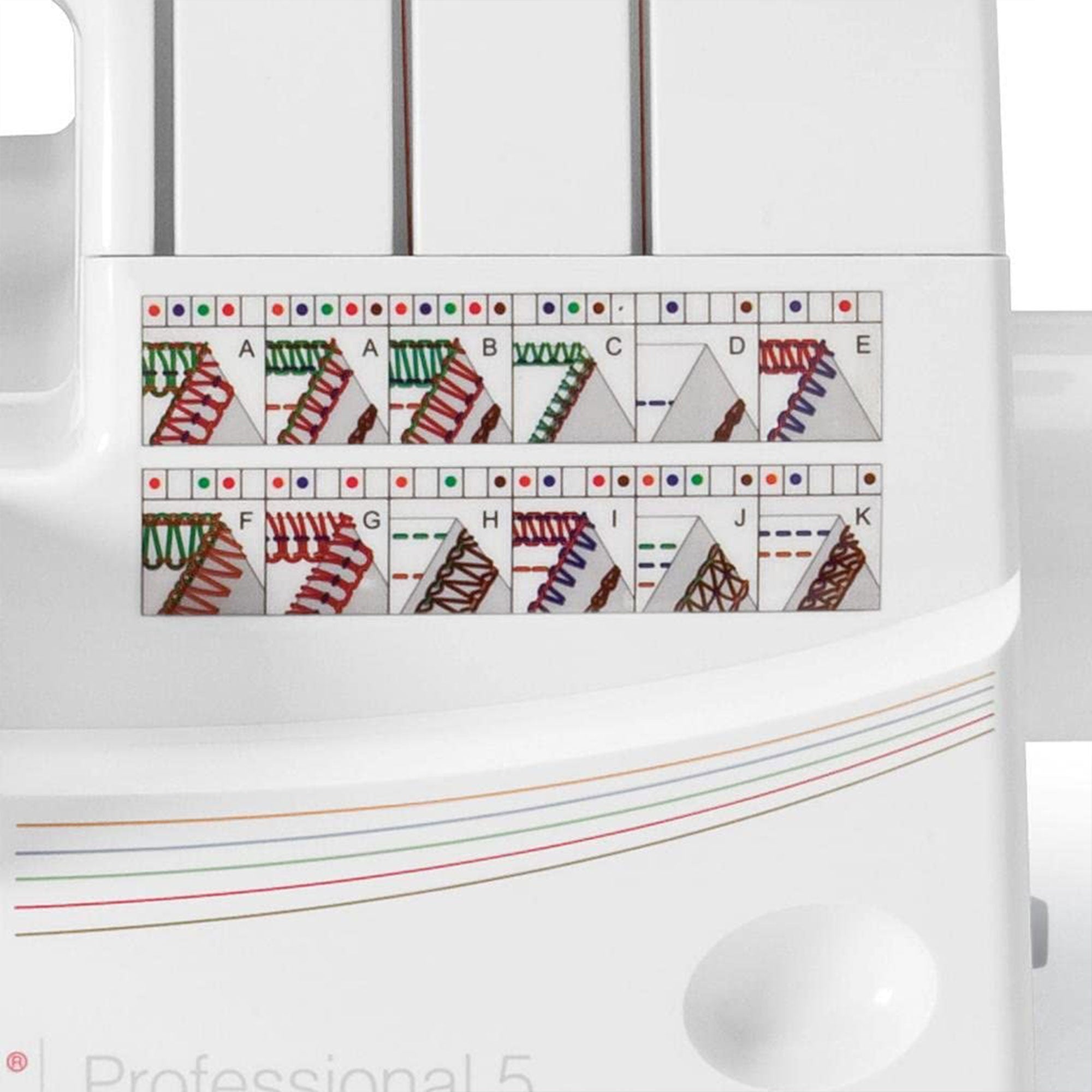SINGER 14T968DC Professional 2 to 5 Thread Stitch Serger Sewing Machine, White