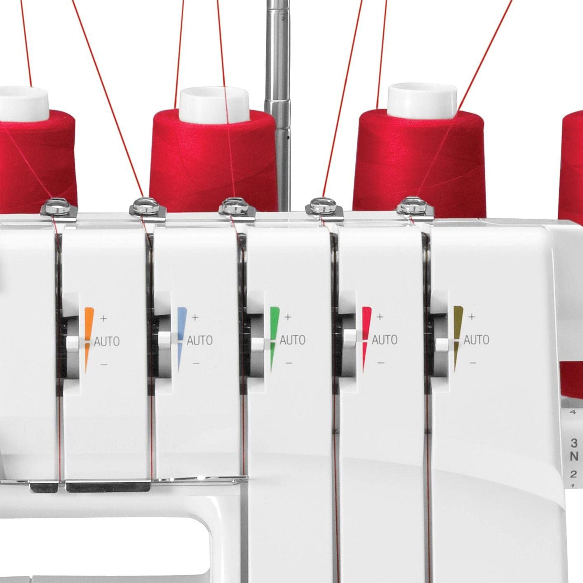 SINGER 14T968DC Professional 2 to 5 Thread Stitch Serger Sewing Machine, White