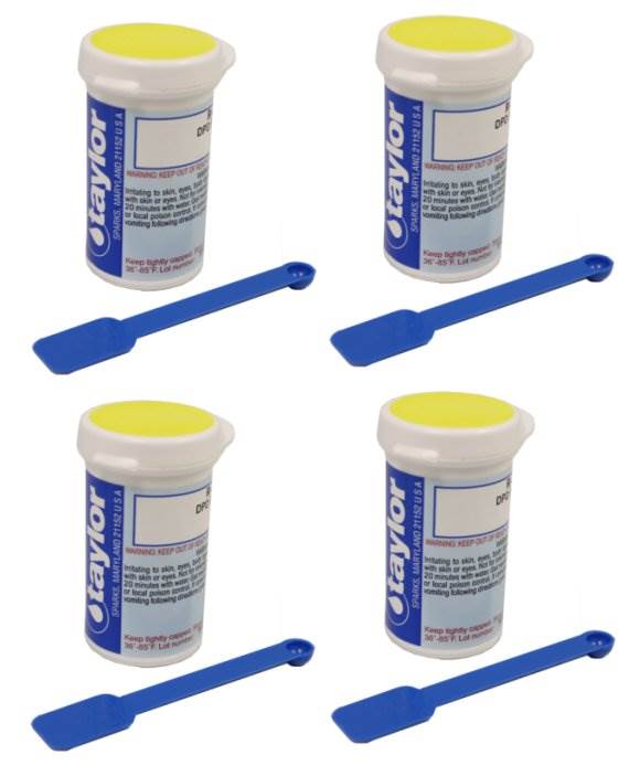 4) TAYLOR R-0870-I Replacement DPD Powder Testing 10 grams for Swimming Pool/Spa