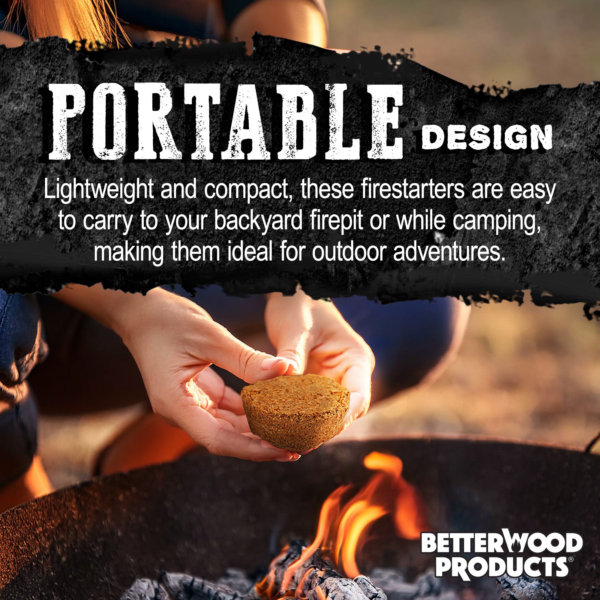 BetterWood Products Firedrop Nontoxic All Natural Firestarters, 48 pk(Open Box) - VMInnovations