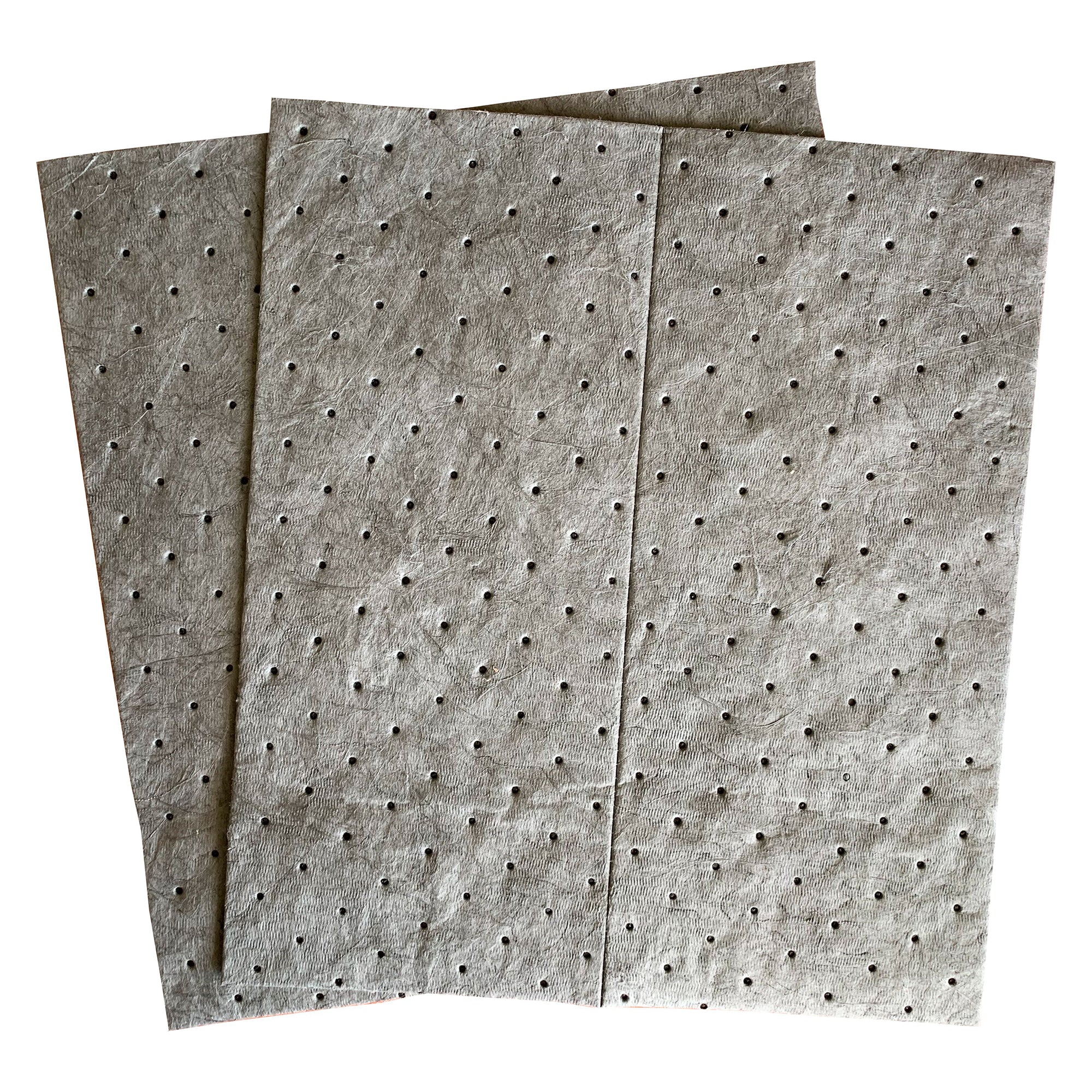 Streetfyter SFG-72 Universal 18" x 16" Sorbent Medium Weight Pads, 50 Ct, Gray - VMInnovations