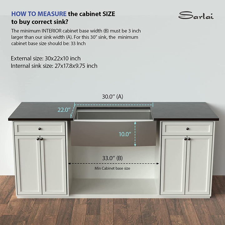 Sarlai 30 Inch Farmhouse Single Sink Workstation, Stainless Steel (Used) - VMInnovations