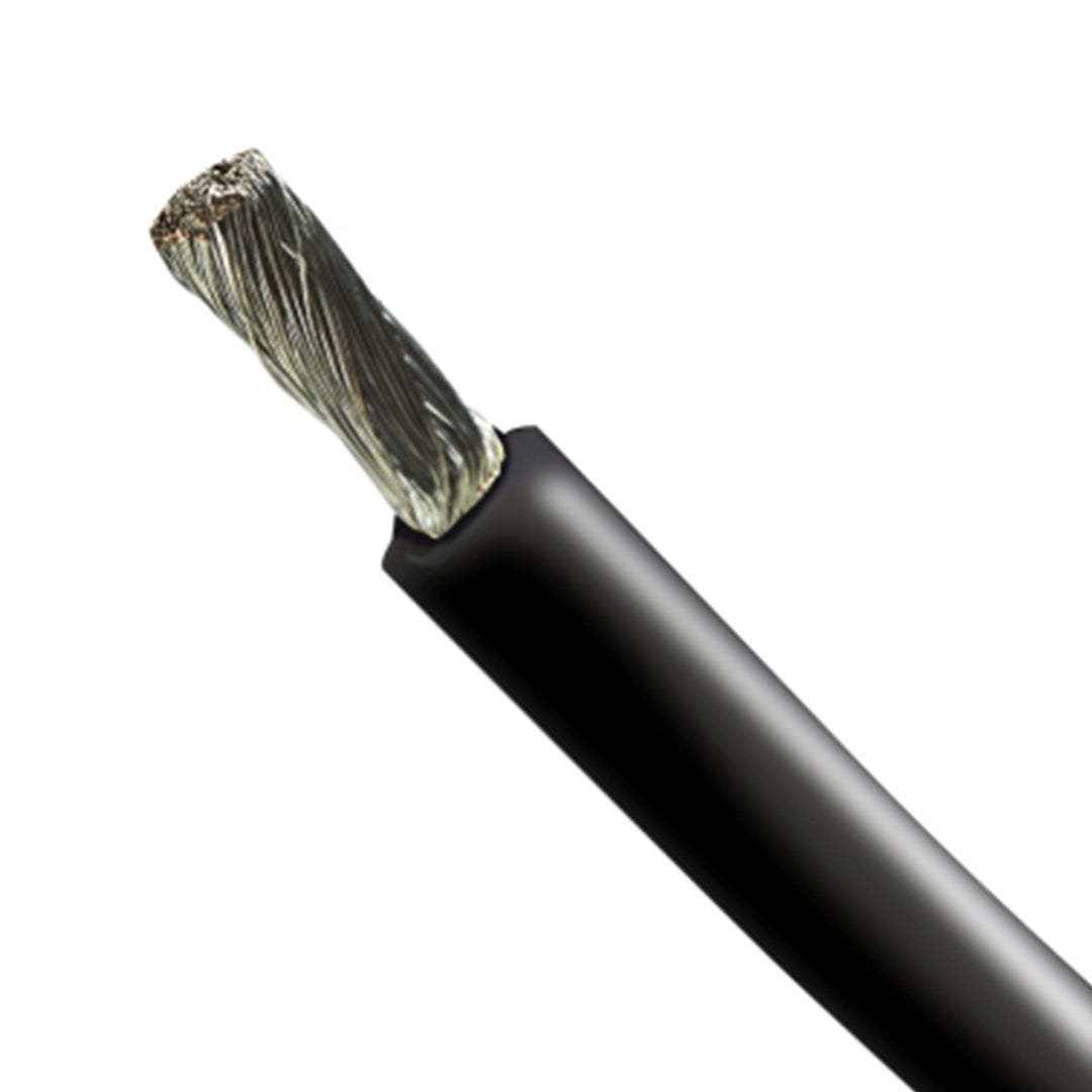 Audiopipe TMPC-4-100TCB Marine Grade 4 Gauge Tinned Copper Wire, 100 Feet, Black - VMInnovations