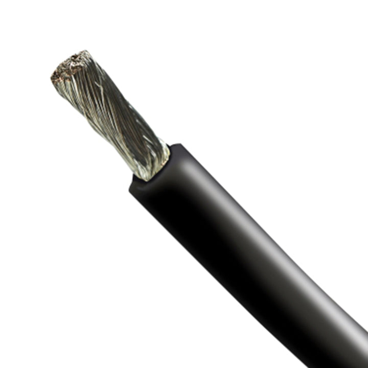 Audiopipe TMPC-4-100TCB Marine Grade 4 Gauge Tinned Copper Wire, 100 Feet, Black - VMInnovations