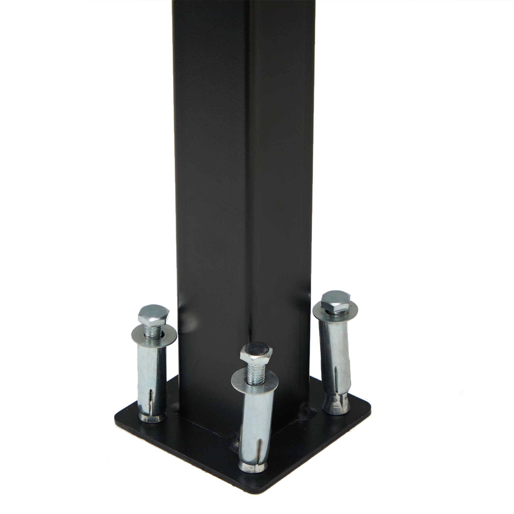 3 Step Wrought Iron Transitional Entrance Handrail w/Hardware, Black (Open Box) - VMInnovations