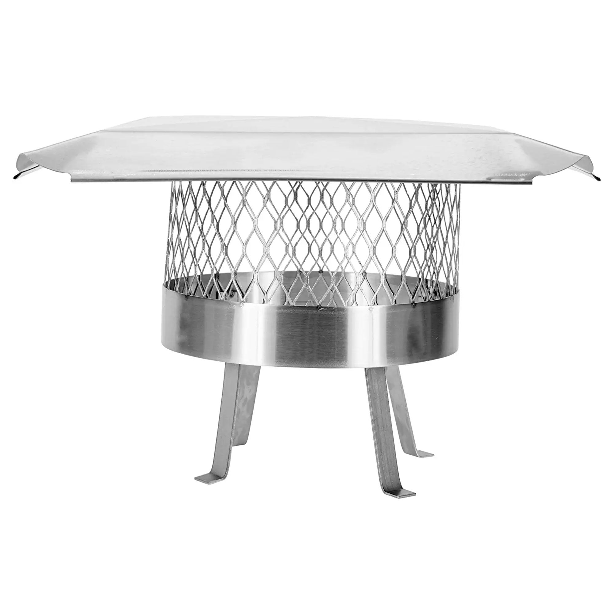SS813U Round Slip-In Chimney Cover for 11.5-12.5 " Masonry Chimney (Open Box) - VMInnovations