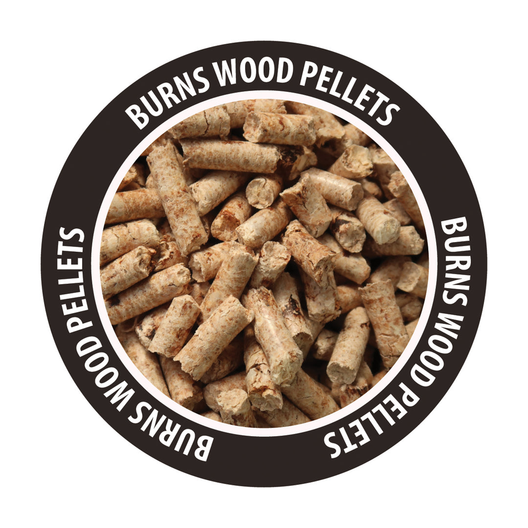 Flame Genie FG-16-SS 13.5 Inch Smoke Free Outdoor Fire Pit with Ash Pan, Steel - VMInnovations