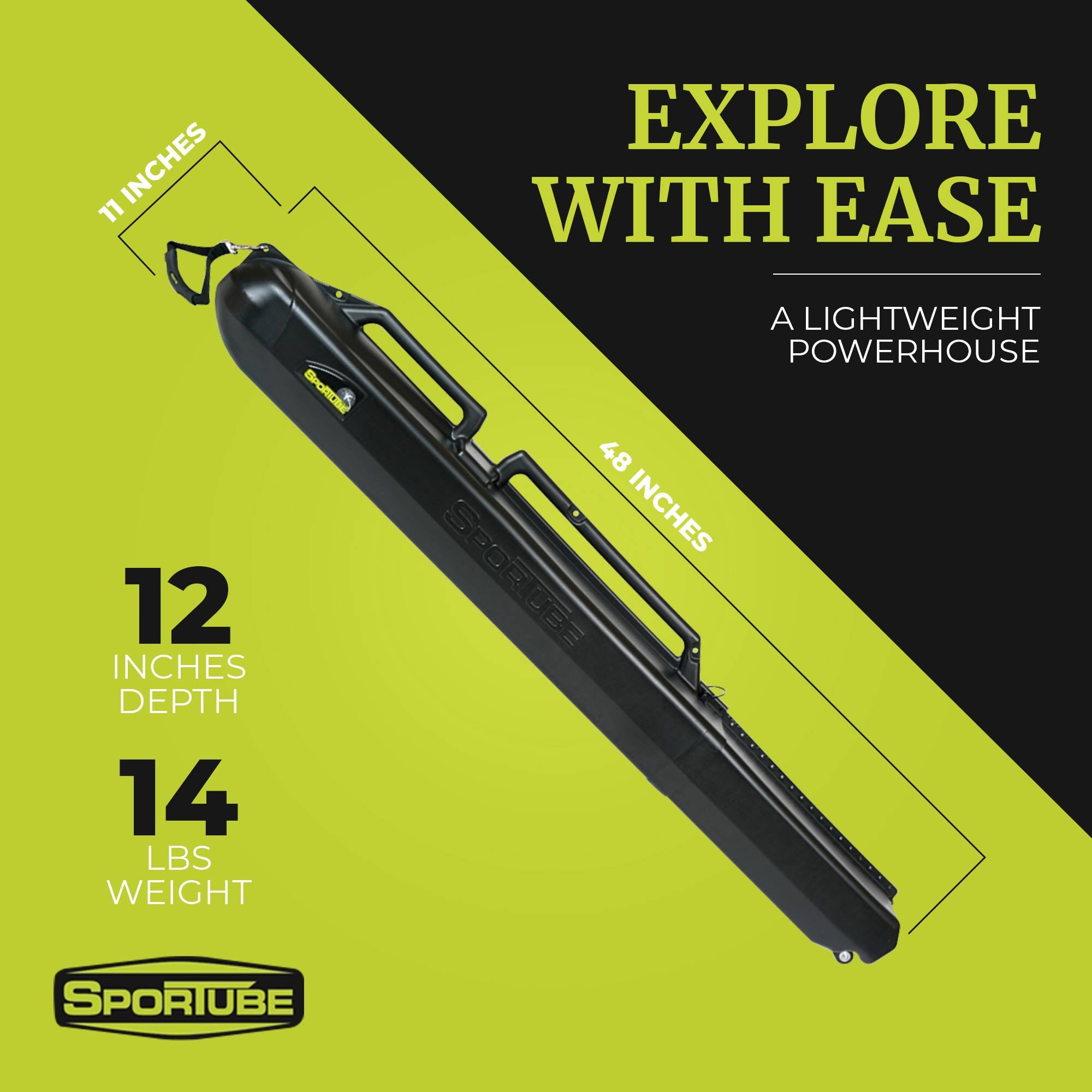 Sportube Series 2 Lightweight Protective Outdoor Sports Gear Travel Case (Used) - VMInnovations