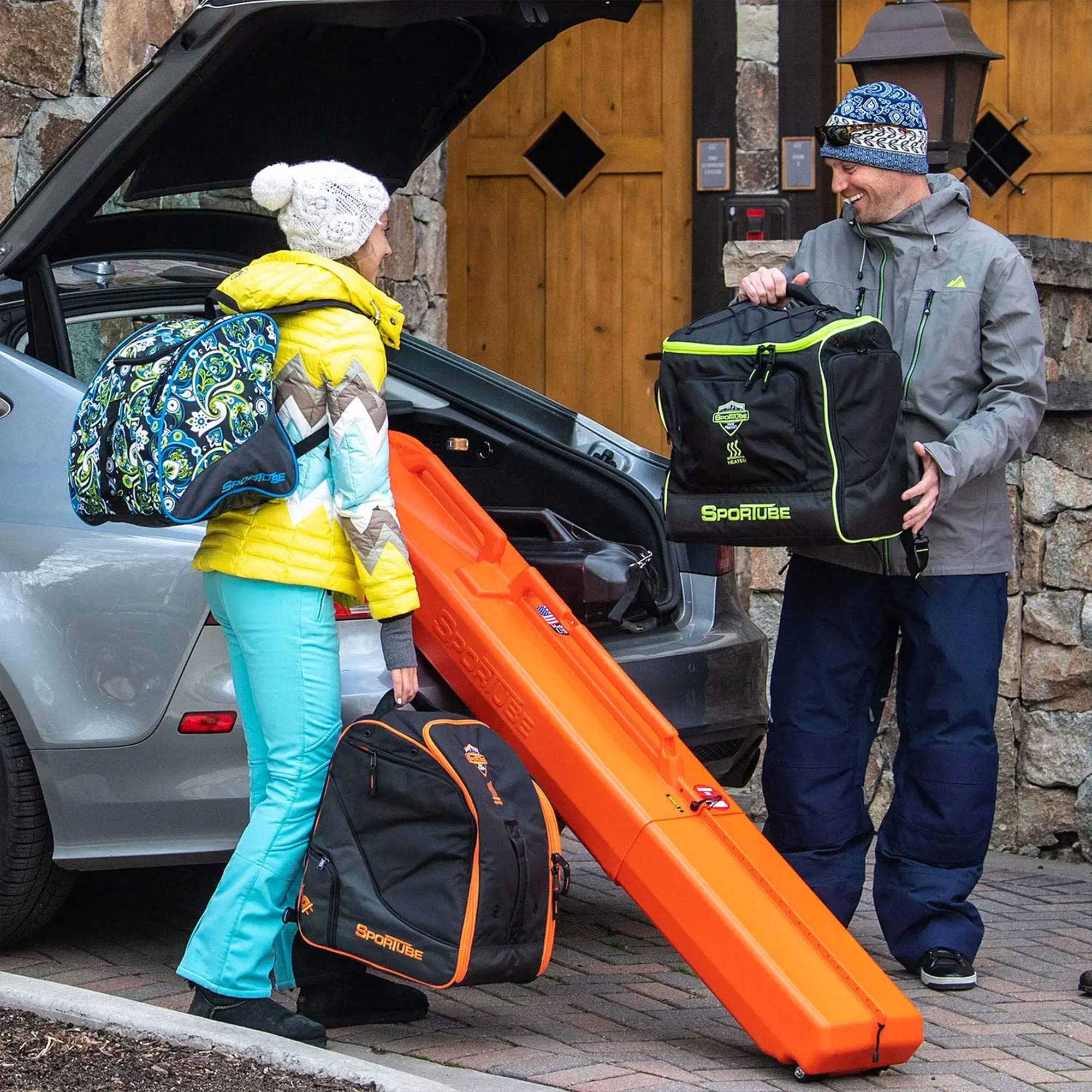 Sportube Lightweight Protective Outdoor Sports Gear Travel Case, Blaze (Used) - VMInnovations