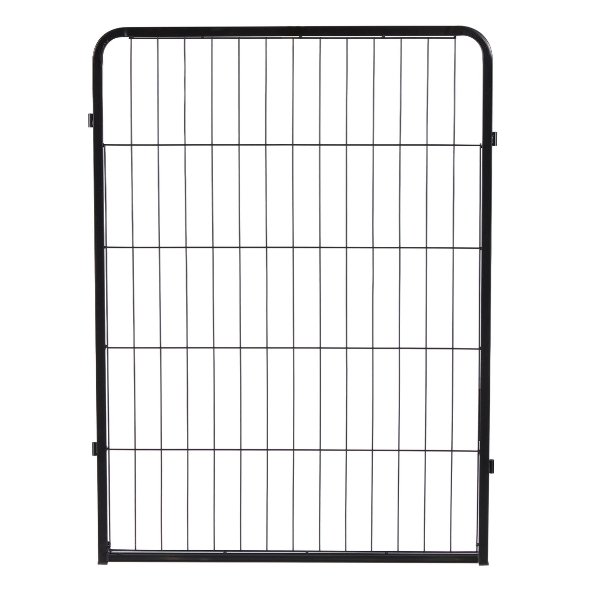 JOMEED Indoor and Outdoor 16-Panel, 31" High Dog Pet Playpen with Doors, Black