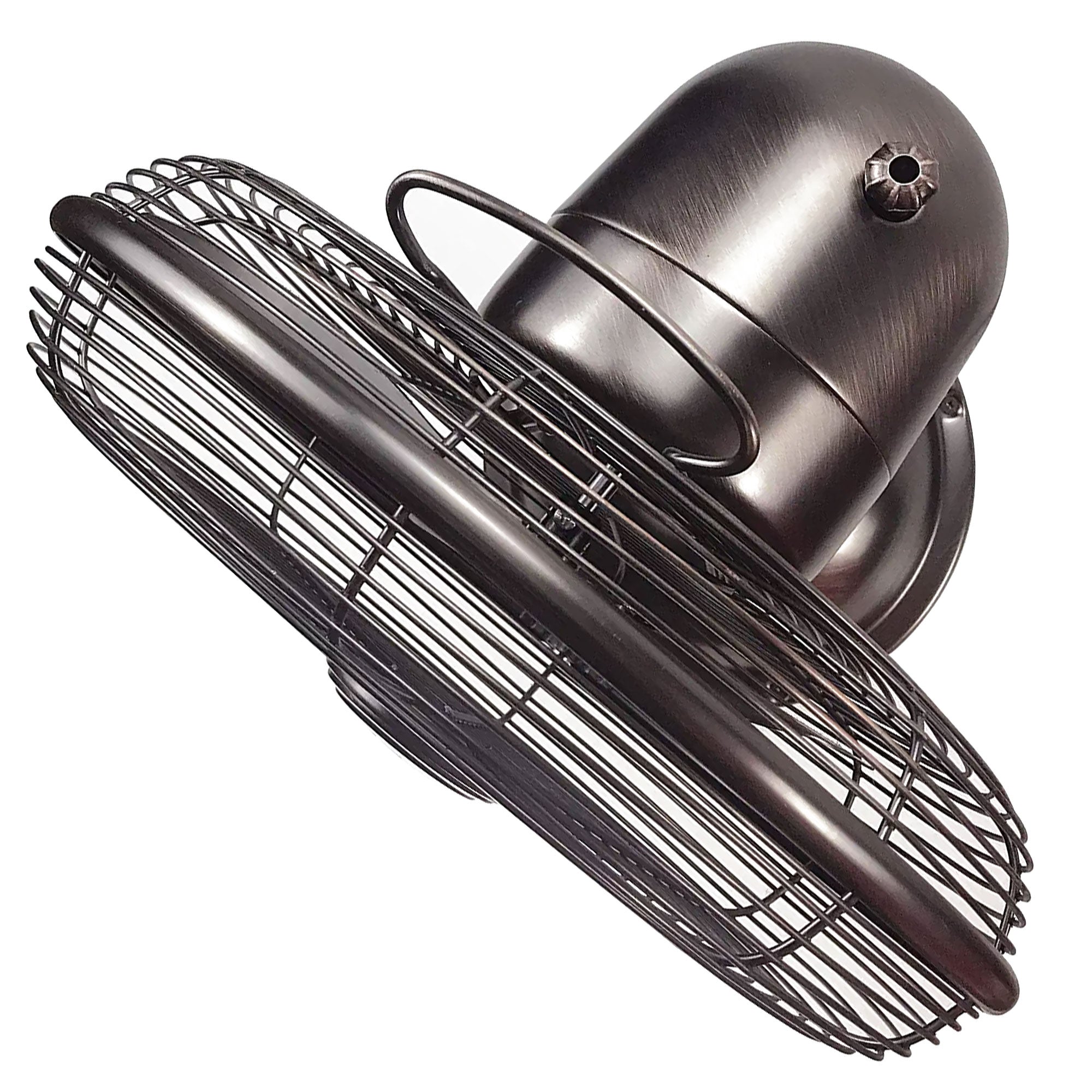 Hunter 12" All Metal Retro Oscillating Table Fan w/ 3 Speeds, Copper (For Parts) - VMInnovations
