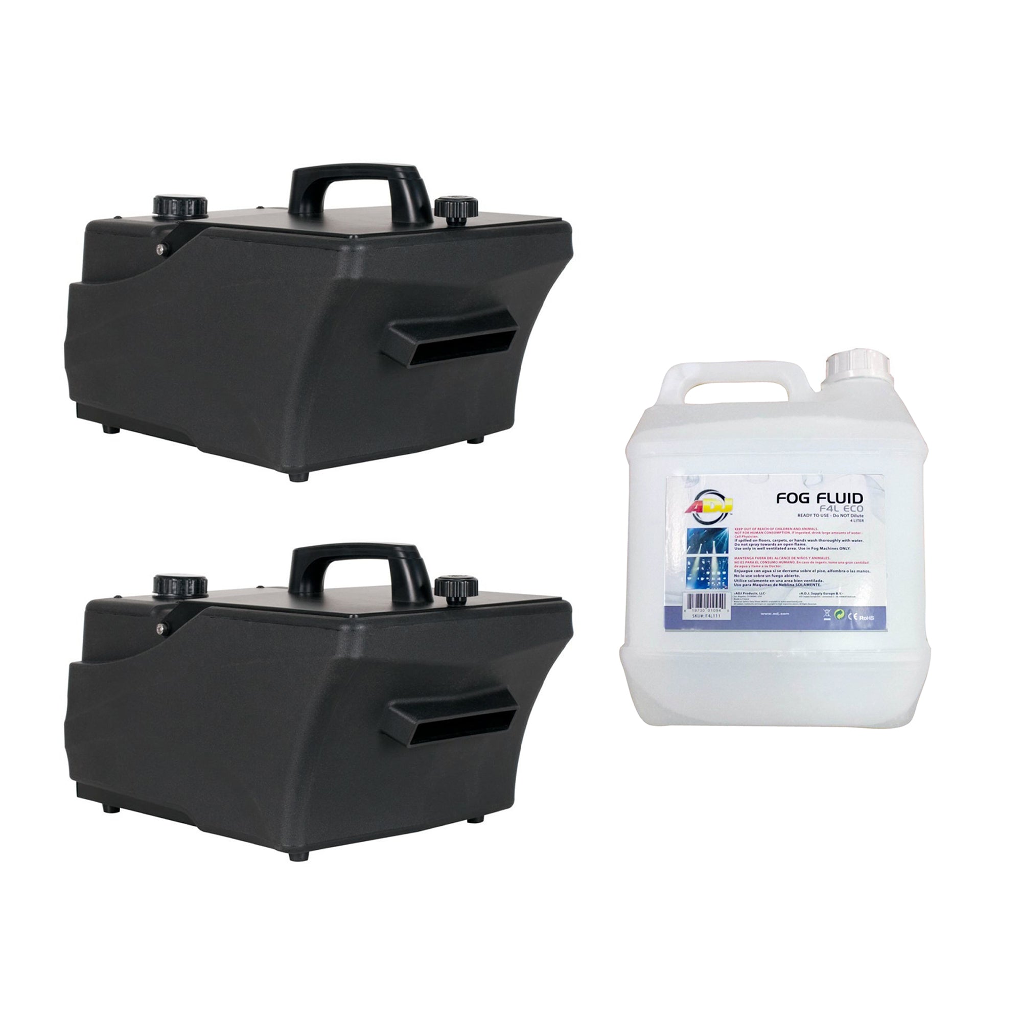 ADJ Products Entour Chill 800W High Output Fog Machine w/ Timer & Fog Liquid, 8L