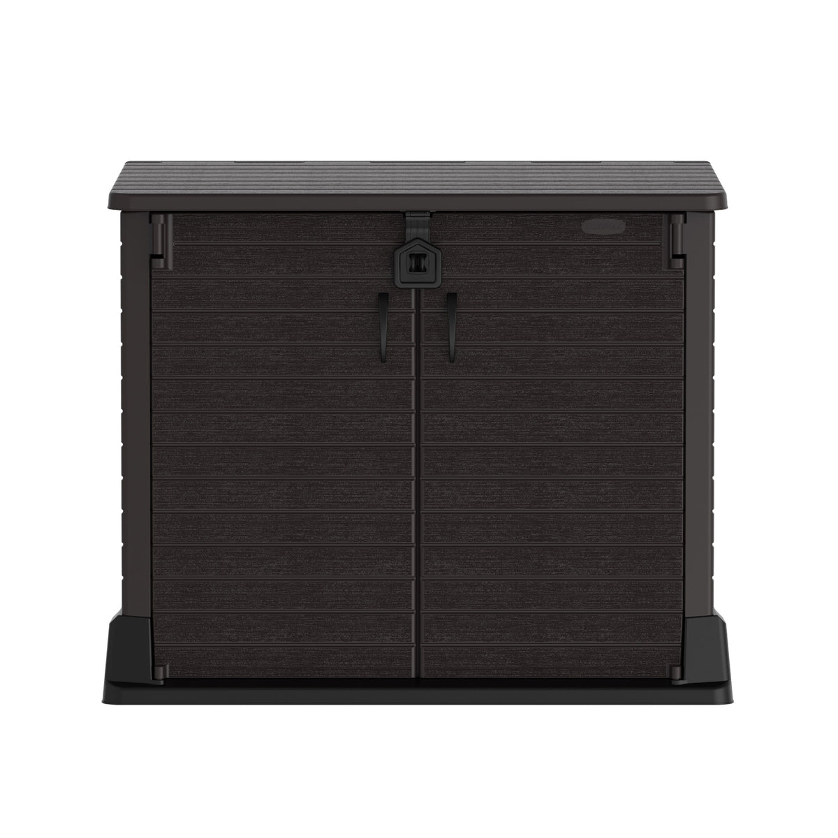 Duramax CedarGrain StoreAway 850 Liter Outdoor Deck & Garden Storage Shed, Brown
