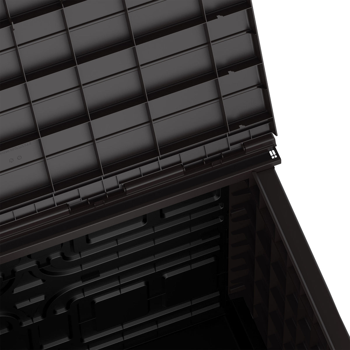 Duramax CedarGrain StoreAway 850 Liter Outdoor Deck & Garden Storage Shed, Brown - VMInnovations