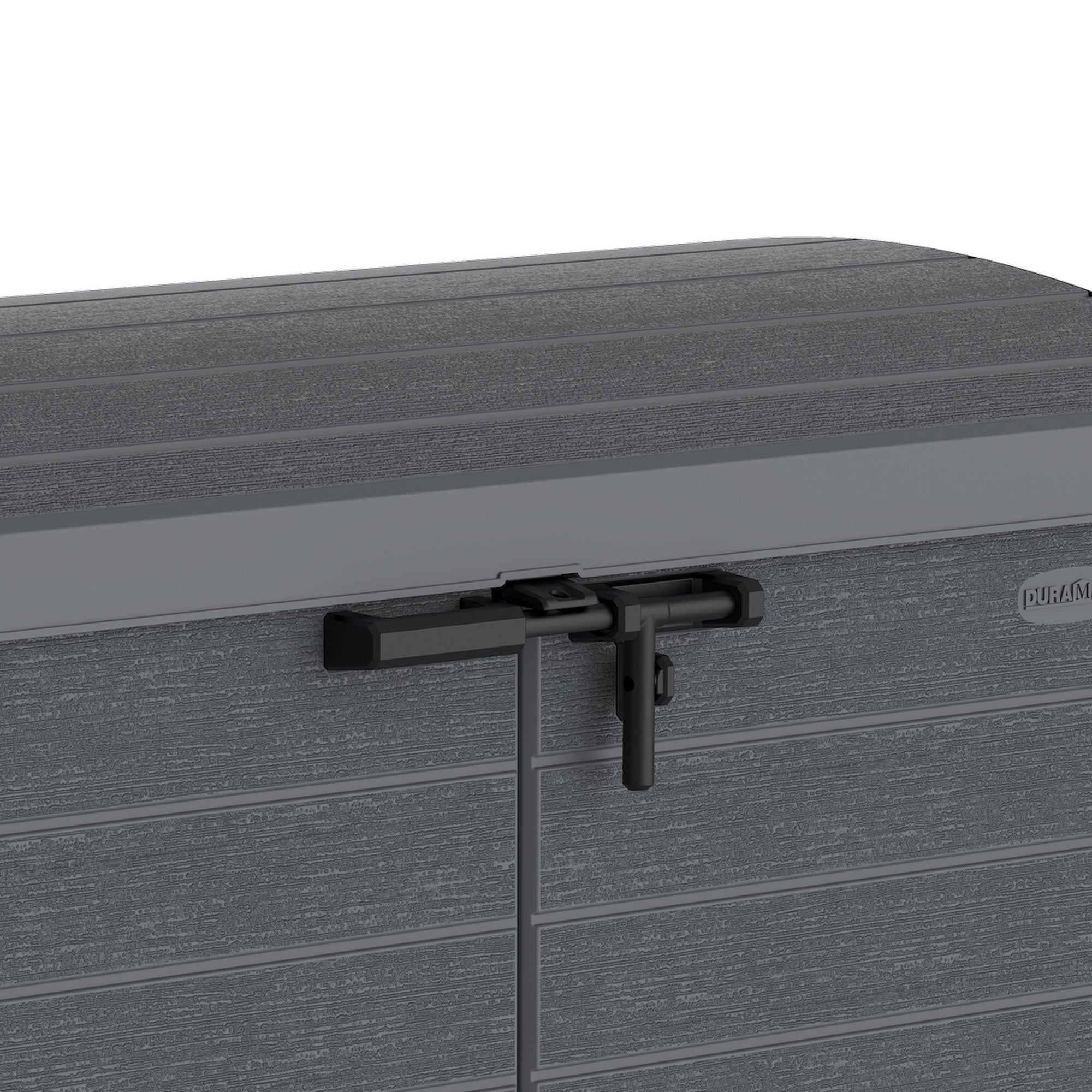 Duramax CedarGrain StoreAway 1200L Outdoor Deck & Garden Storage Box, Charcoal - VMInnovations