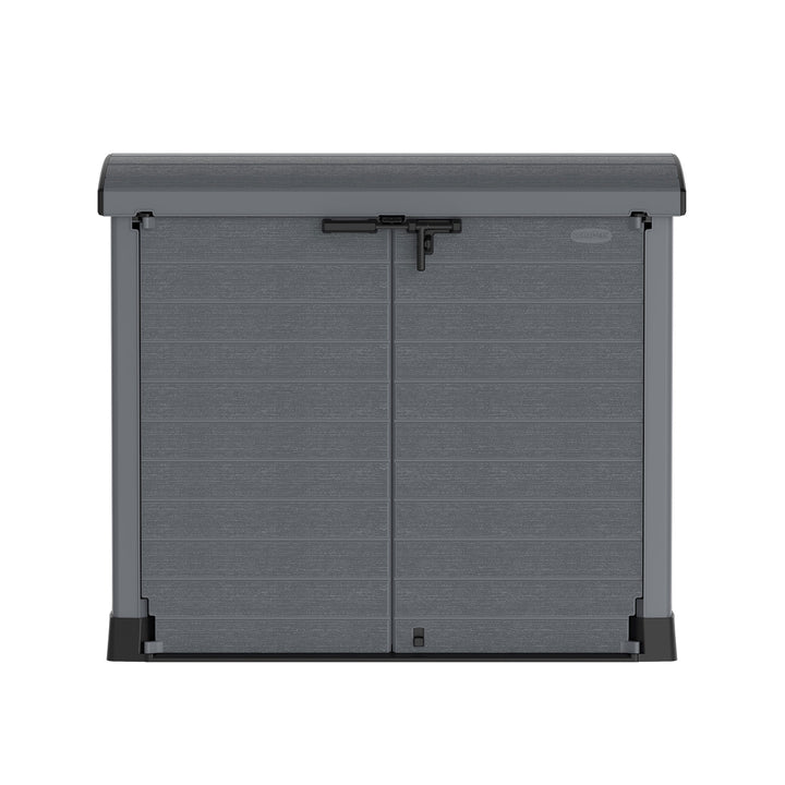 Duramax CedarGrain StoreAway 1200L Outdoor Deck & Garden Storage Box, Charcoal - VMInnovations
