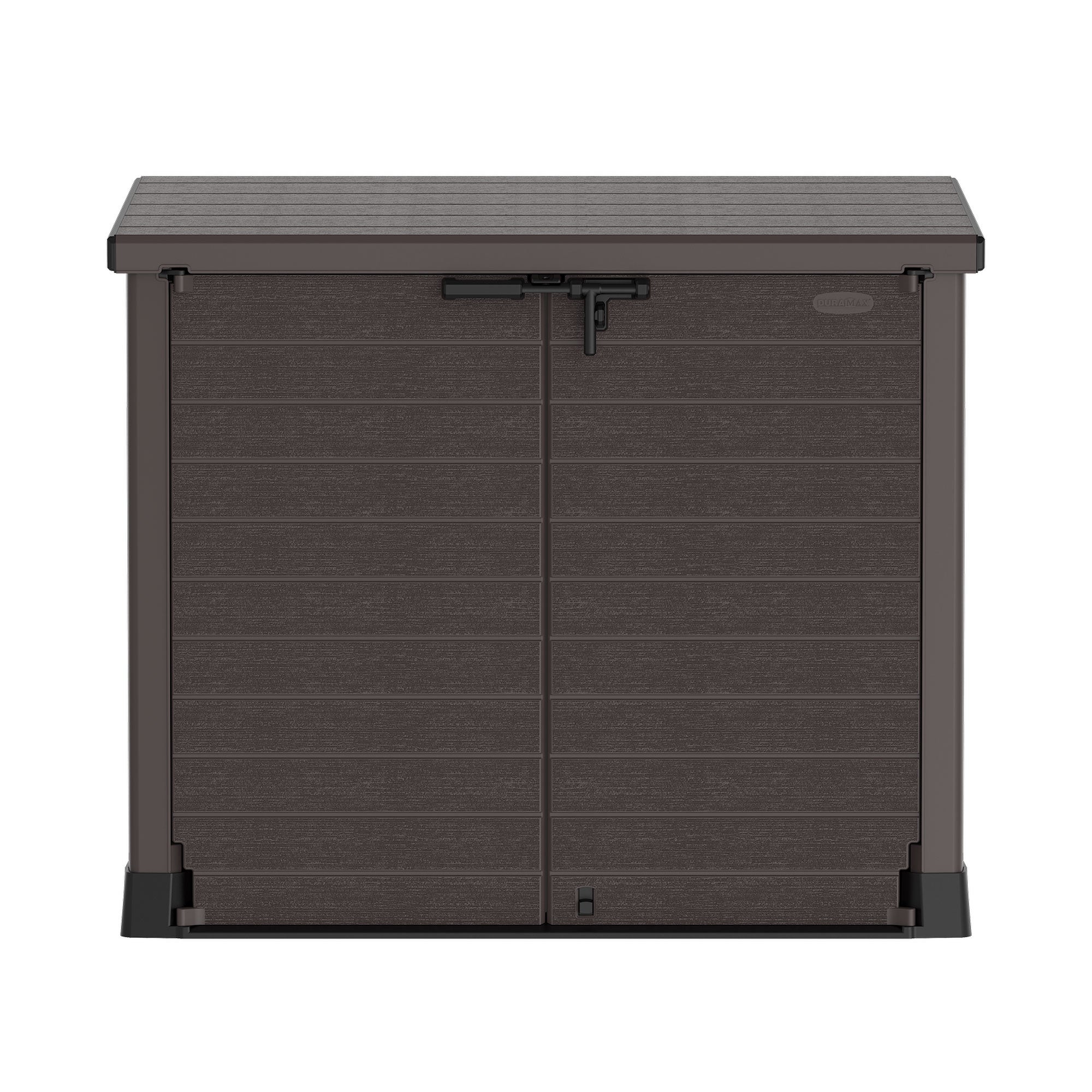 Duramax StoreAway 1200 Liter Outdoor Deck & Garden Storage Box, Brown (Used) - VMInnovations
