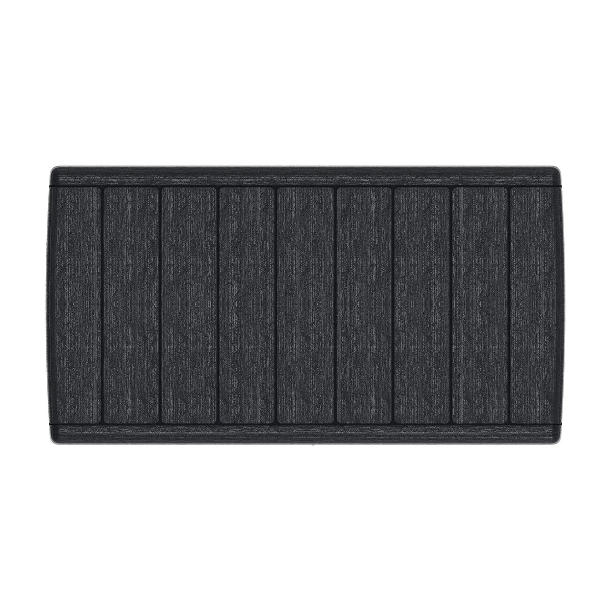 Duramax Durabox 110 Gal Outdoor Deck & Garden Storage Box Bench, Charcoal