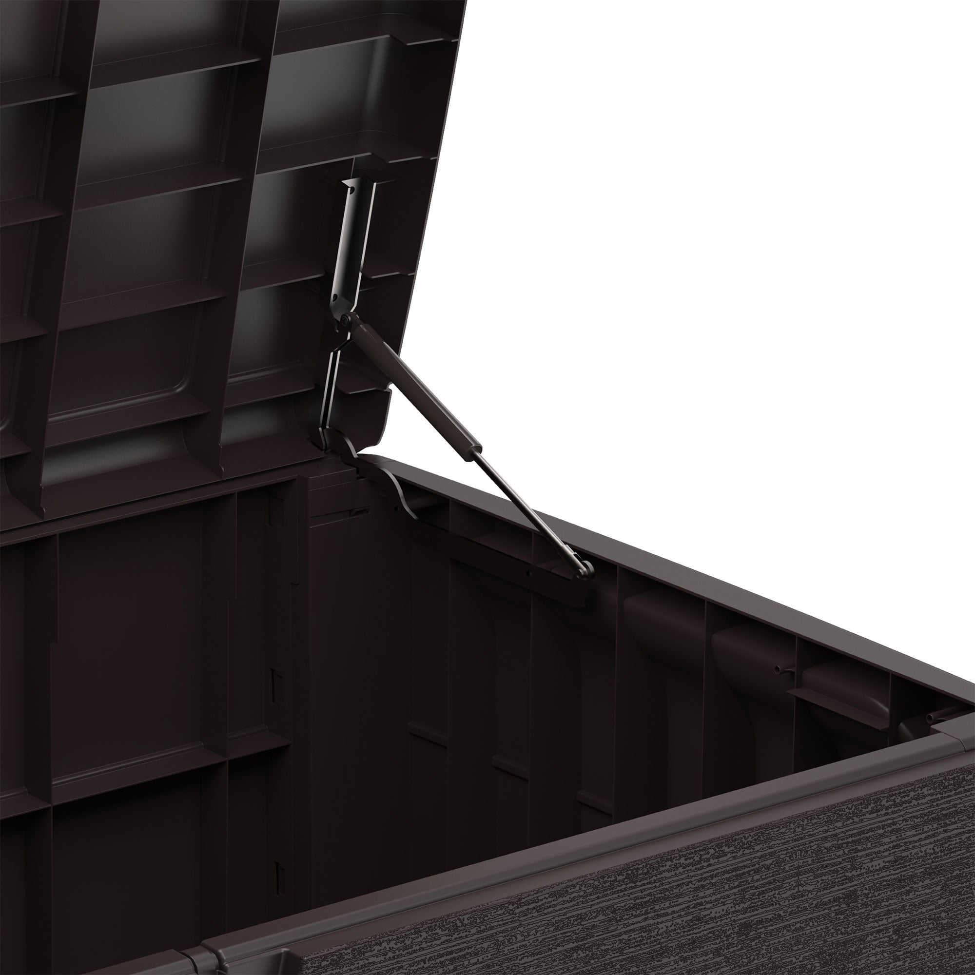 Duramax CedarGrain Durabox 110 Gal Outdoor Deck & Garden Storage Bench, Brown - VMInnovations