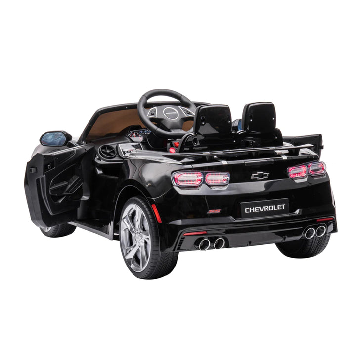 Dakott 2021/2022 Chevy Camaro Racing 2SS Battery Powered Ride On Car Toy, Black - VMInnovations