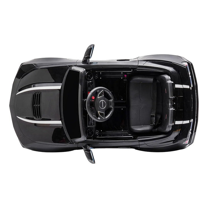 Dakott 2021/2022 Chevy Camaro Racing 2SS Battery Powered Ride On Car Toy, Black - VMInnovations