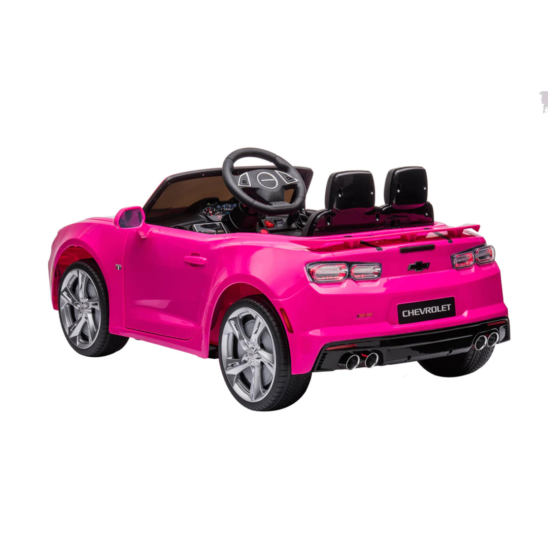 Dakott 2021/2022 Chevy Camaro Racing 2SS Battery Powered Ride On Car Toy, Pink - VMInnovations