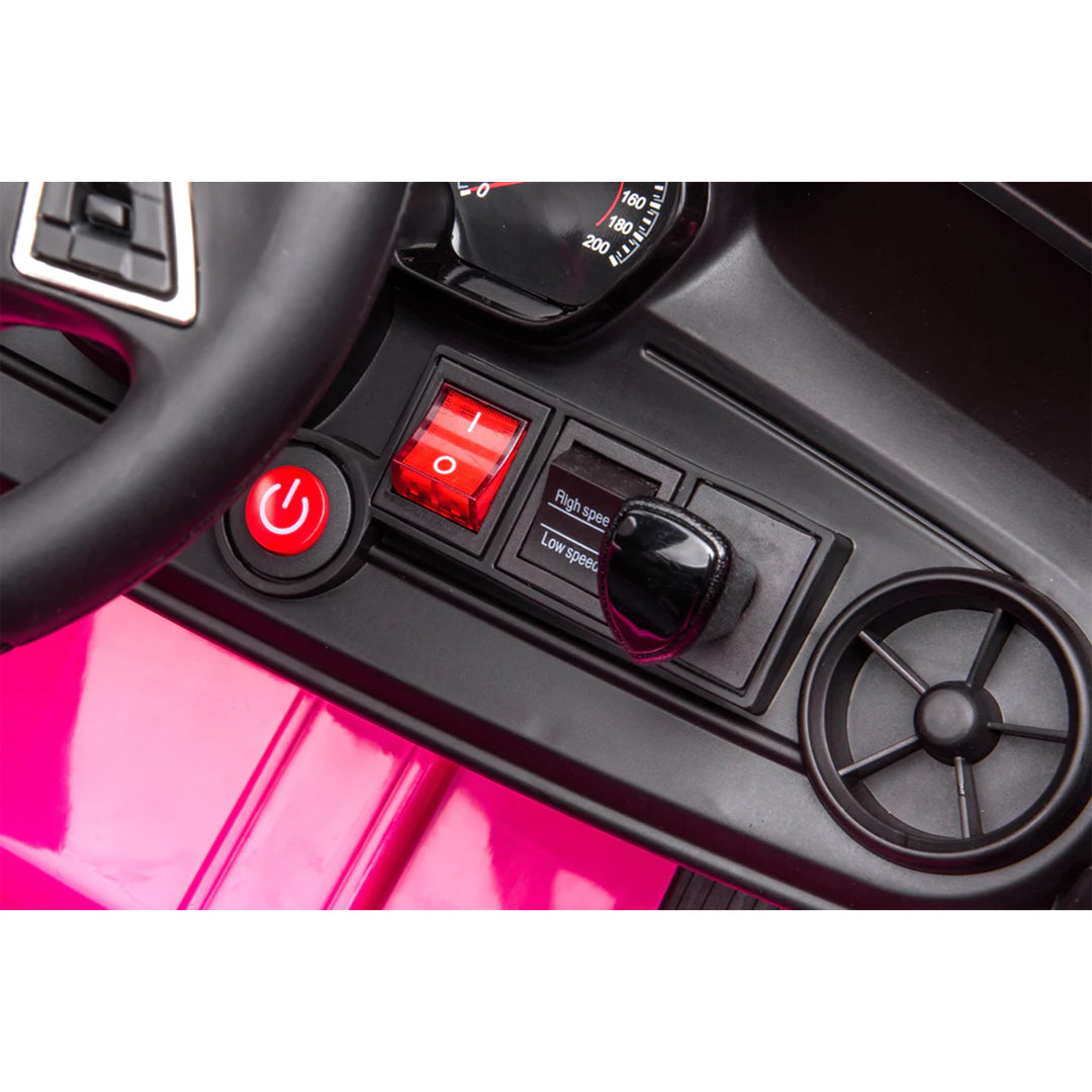 Dakott 2021/2022 Chevy Camaro Racing 2SS Battery Powered Ride On Car Toy, Pink - VMInnovations