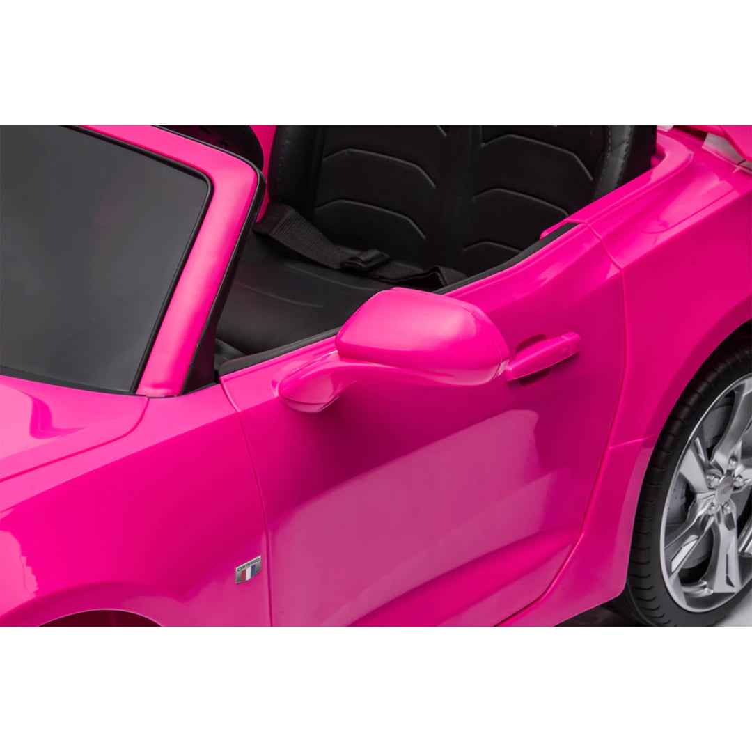 Dakott 2021/2022 Chevy Camaro Racing 2SS Battery Powered Ride On Car Toy, Pink - VMInnovations