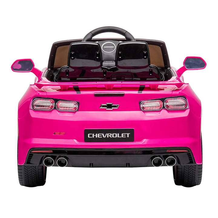 Dakott 2021/2022 Chevy Camaro Racing 2SS Battery Powered Ride On Car Toy, Pink - VMInnovations
