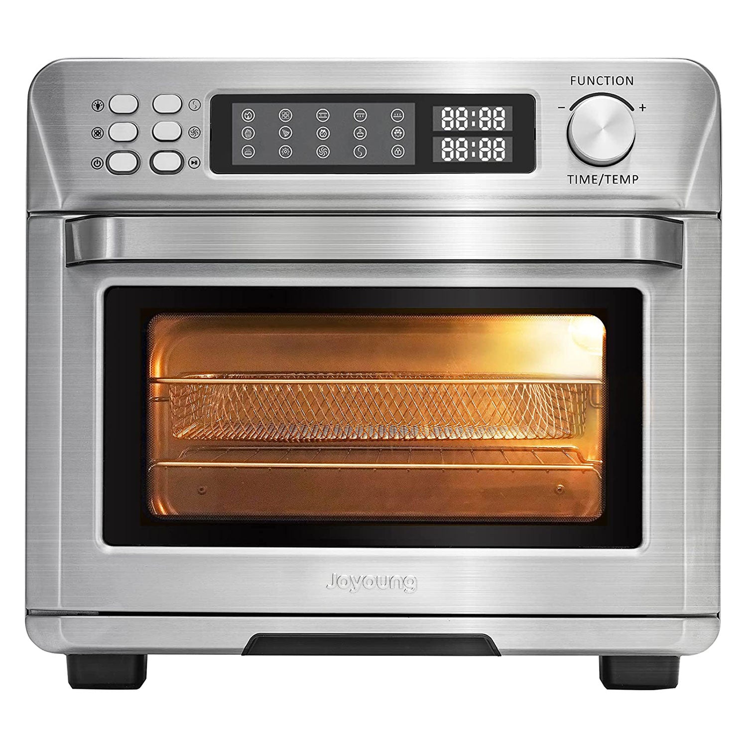 Joyoung 25 Qt Air Fryer Toaster Convection Oven with 14 Presets, Steel (Used) - VMInnovations