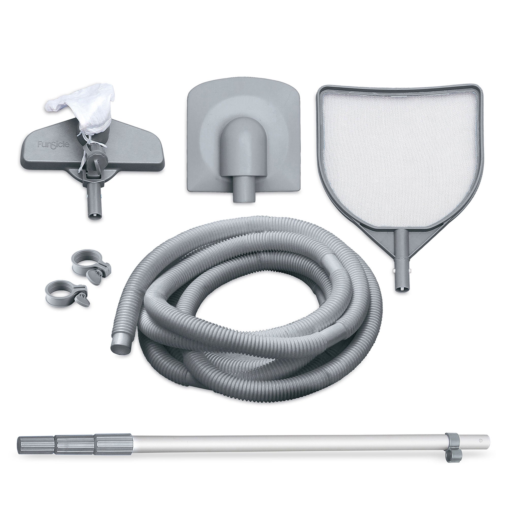 Funsicle 16' x 48" Oasis Designer Above Ground Swimming Pool Set, Stone (Used) - VMInnovations