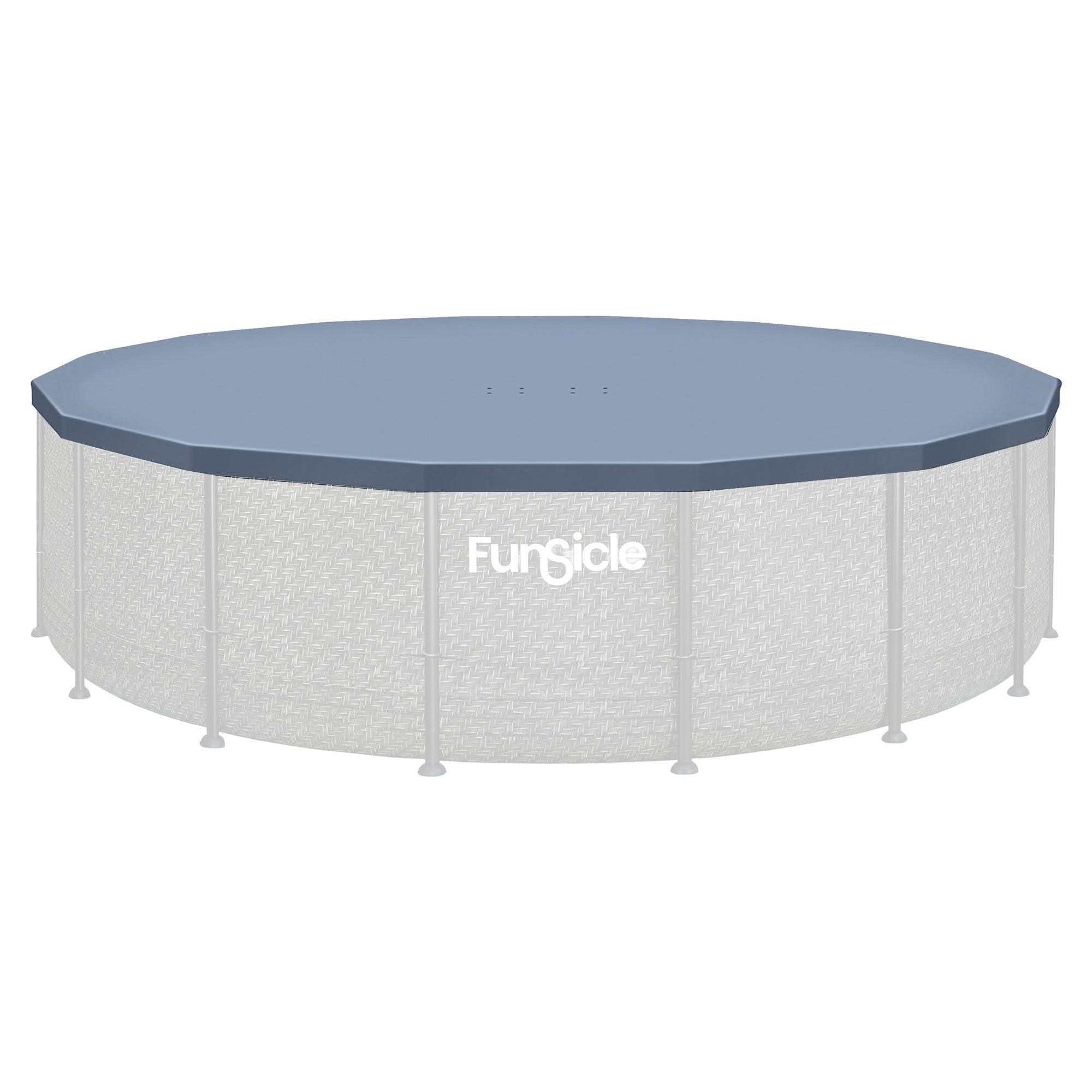 Funsicle 16ft Round Above Ground Frame Pool Debris Cover, Accessory Only, Gray - VMInnovations
